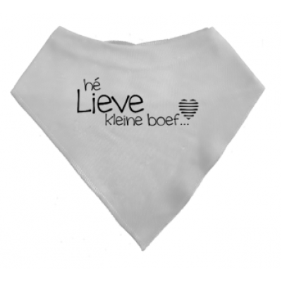 Puntslabbetje "He lieve kleine boef" Puntslabbetje "He lieve kleine boef"